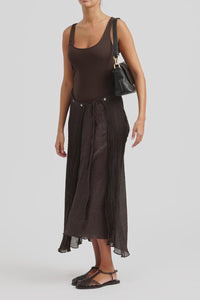 Luna Leather Flap Crossbody Bag