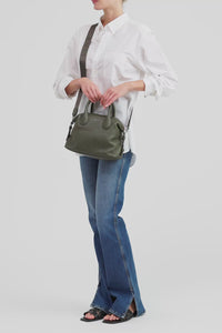 Grace Leather Midi Tote Bag