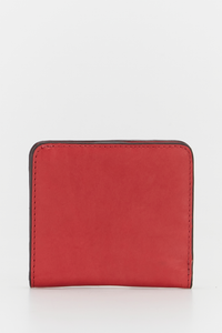 Leather Press Stud Wallet
