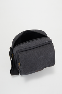 Blake Canvas/Lea Trim Mini Bag
