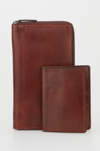 RFID Leather Travel Wallet