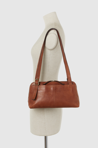 Maya Leather Ziptop Bag