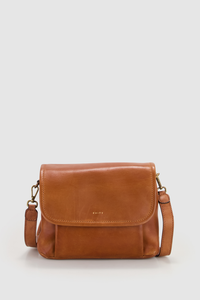 Lola Leather Flapover Bag